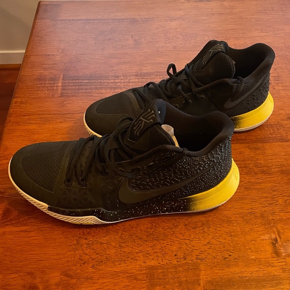Nike Other - Nike Kyrie 3 Black Yellow